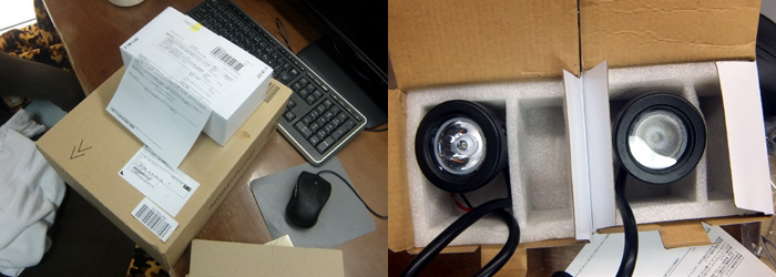 COM MI-SL10W-NR 狭角(10度) 10W スポットLED作業灯 農業機械 オフロード車両や公園 庭の照明など フォグランプ