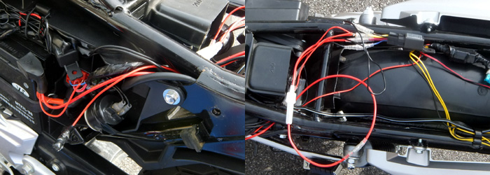 YBR125 ACC電源の別回路を作る