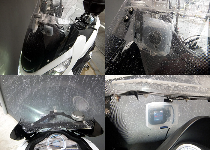 DRY-mini1X PCX125 JF56 雨の日