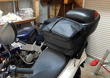 PCX125 JF56 ハンドル交換 バックレスト