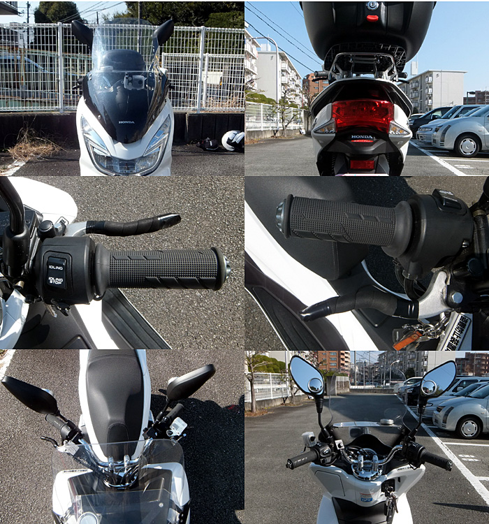 PCX125 JF56 ハリケーンのバーハンドル